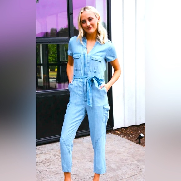 Velvet Heart Pants - Velvet Heart Greyson Tencel Jumpsuit